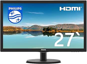 美品Philips 273V7Q 27インチモニター 内蔵スピーカー フル HD 液晶モニター 273V7QDAB/11 | Philips